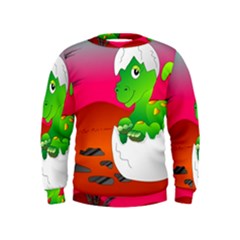 Dinosaur Dino Baby Dino Lizard Kids  Sweatshirt