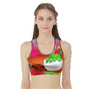 Dinosaur Dino Baby Dino Lizard Sports Bra with Border View1