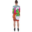 Dinosaur Dino Baby Dino Lizard Asymmetric Cut-Out Shift Dress View2