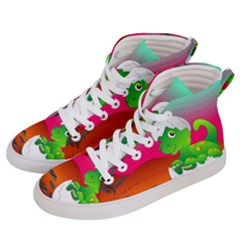 Dinosaur Dino Baby Dino Lizard Men s Hi-top Skate Sneakers by Nexatart