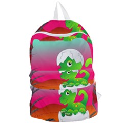 Dinosaur Dino Baby Dino Lizard Foldable Lightweight Backpack