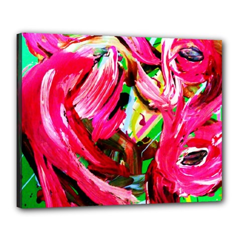 Flamingo   Child Of Dawn 5 Canvas 20  X 16  by bestdesignintheworld