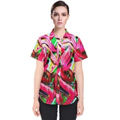 Flamingo   Child Of Dawn 5 Women s Short Sleeve Shirt