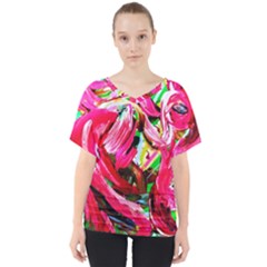 Flamingo   Child Of Dawn 5 V-neck Dolman Drape Top