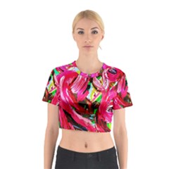 Flamingo   Child Of Dawn 5 Cotton Crop Top by bestdesignintheworld