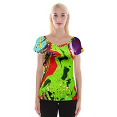 Untitled Island 3 Cap Sleeve Tops by bestdesignintheworld