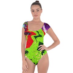 Untitled Island 3 Short Sleeve Leotard  by bestdesignintheworld