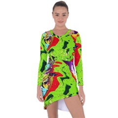 Untitled Island 3 Asymmetric Cut-out Shift Dress by bestdesignintheworld