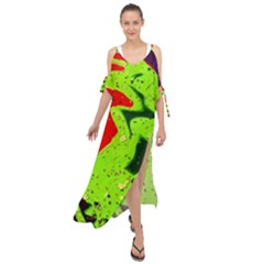 Untitled Island 3 Maxi Chiffon Cover Up Dress