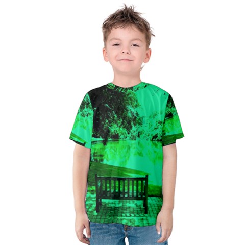 Hot Day In Dallas 24 Kids  Cotton Tee by bestdesignintheworld