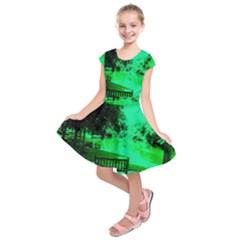 Hot Day In Dallas 24 Kids  Short Sleeve Dress by bestdesignintheworld