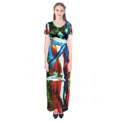 Depression 4 Short Sleeve Maxi Dress by bestdesignintheworld