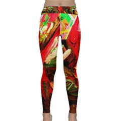 Flamingo   Child Of Dawn 4 Classic Yoga Leggings by bestdesignintheworld