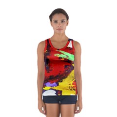 Balboa   Island On A Sand 19 Sport Tank Top  by bestdesignintheworld