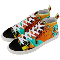 Fragrance Of Kenia 3 Men s Mid-top Canvas Sneakers by bestdesignintheworld