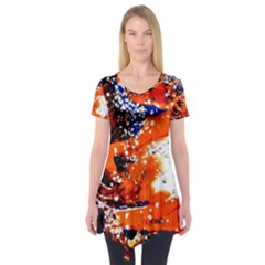 Smashed Butterfly 2 Short Sleeve Tunic  by bestdesignintheworld