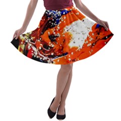 Smashed Butterfly 2 A-line Skater Skirt by bestdesignintheworld