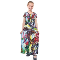 Eden Garden 12 Kids  Short Sleeve Maxi Dress by bestdesignintheworld