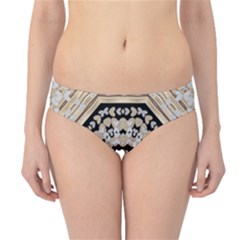 Wood Butterflies And Wood Hearts In Harmony Hipster Bikini Bottoms by pepitasart