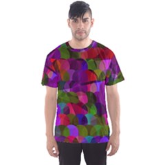 Geometric Men s Sports Mesh Tee