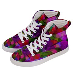 Geometric Men s Hi-top Skate Sneakers