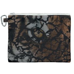 Earth Texture Tiger Shades Canvas Cosmetic Bag (xxl) by LoolyElzayat