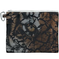 Earth Texture Tiger Shades Canvas Cosmetic Bag (xxxl) by LoolyElzayat