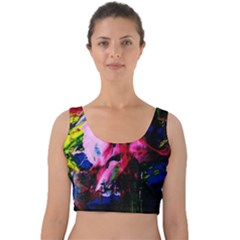 Global Warming 6 Velvet Crop Top by bestdesignintheworld