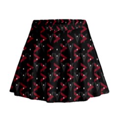 Intricate Polygons Pattern Mini Flare Skirt by dflcprints