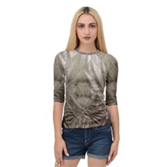 Cut Crystal Quarter Sleeve Raglan Tee