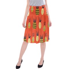 Pineapples Midi Beach Skirt by luizavictorya72