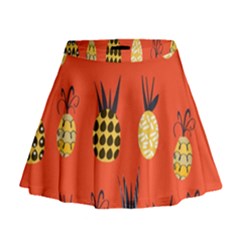 Pineapples Mini Flare Skirt by luizavictorya72