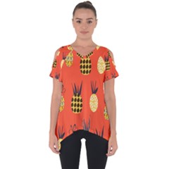 Pineapples Cut Out Side Drop Tee by luizavictorya72