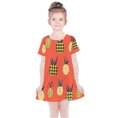 Pineapples Kids  Simple Cotton Dress