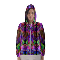 Geometric Hooded Windbreaker (women)