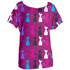 Cats Women s Oversized Tee