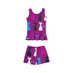 Cats Kid s Boyleg Swimsuit