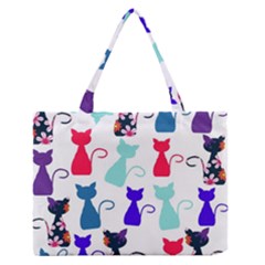 Cats Zipper Medium Tote Bag by luizavictorya72