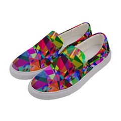 Abstraction Women s Canvas Slip Ons by luizavictorya72