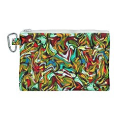 Artwork By Patrick-colorful-46 Canvas Cosmetic Bag (large) by ArtworkByPatrick