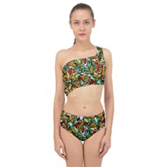 Artwork By Patrick-colorful-46 Spliced Up Two Piece Swimsuit