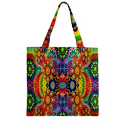 Artwork By Patrick-colorful-47 Zipper Grocery Tote Bag by ArtworkByPatrick