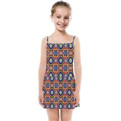 Artwork By Patrick-colorful-47 1 Kids Summer Sun Dress by ArtworkByPatrick