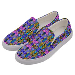 Artwork By Patrick-colorful-48 Men s Canvas Slip Ons by ArtworkByPatrick