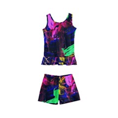 Global Warming 1 Kid s Boyleg Swimsuit