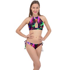 Global Warming 1 Cross Front Halter Bikini Set by bestdesignintheworld