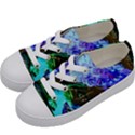 Lilac And Lillies 1 Kids  Low Top Canvas Sneakers View2