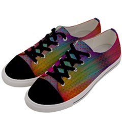 Colorful Sheet Men s Low Top Canvas Sneakers by LoolyElzayat