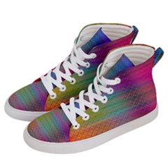 Colorful Sheet Women s Hi-top Skate Sneakers by LoolyElzayat