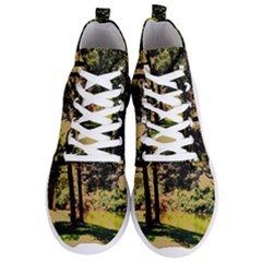 Hot Day In Dallas 25 Men s Lightweight High Top Sneakers by bestdesignintheworld